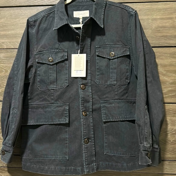 THE GREAT. Jackets & Blazers - The great the pleated army jacket